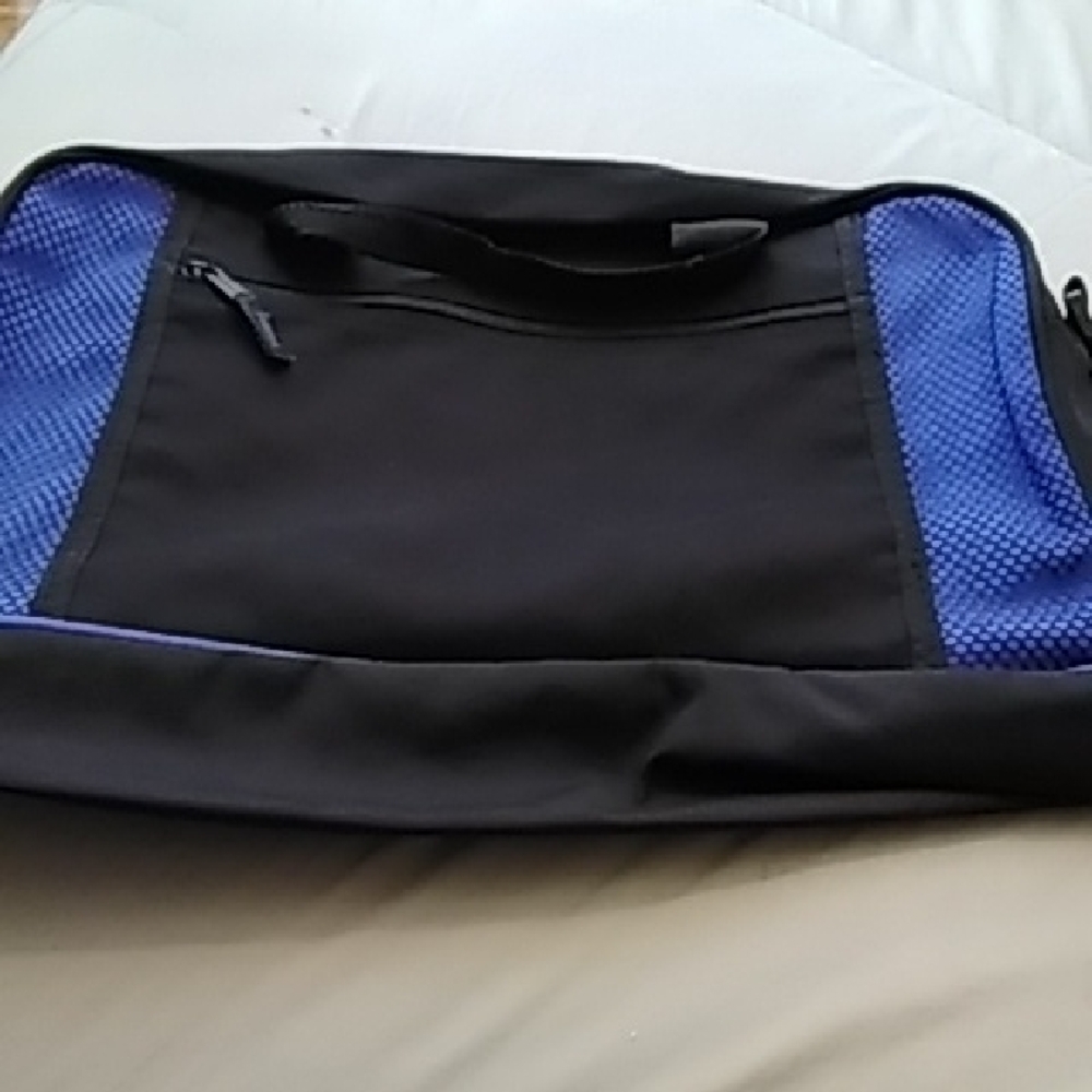 Stylish Black and Blue Men's Bag
